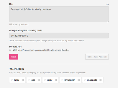 Another Pro for Pros ads dribbble pro