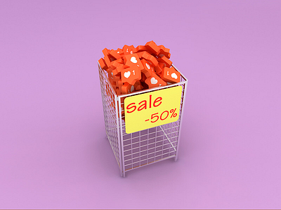 take one for free. 3d c4d cinema4d design instagram like on sale purple rendering trade