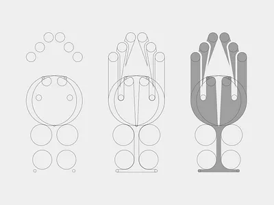 Handmade Glassware geometric geometrical glass glassware glassworks grid hand handmade logo logotype structure wine