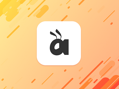 Daily UI Challenge #005 — App Icon ant app appicon bee brand dailyui dailyui005 dailyuichallenge gradient icon insect ui