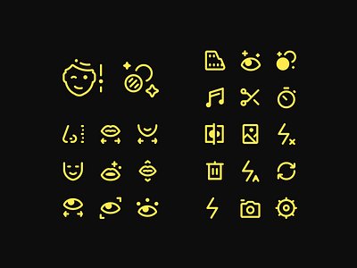 Tiny Icons for a Video Editing App app figma icons set