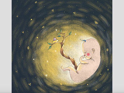 Indigo animal child children cosmos indigo light spirit storybook texture