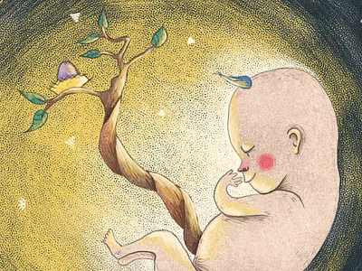 Indigo animal child children cosmos indigo light spirit storybook texture