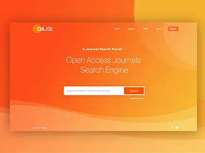 Open Access Journals Search Engine engine gradient orange search search engine