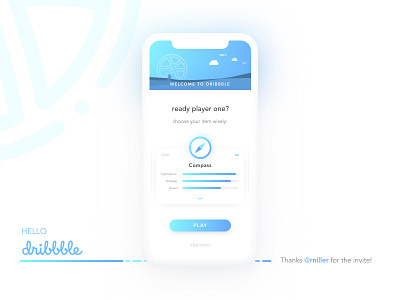 Ready Player One? debut first shot game gradient iphone mobile