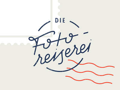 Fotoreiserei custom type handlettering lettering stamp