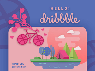 Hello dribbble!!! artwork debuts illust illustration ui uiux ux