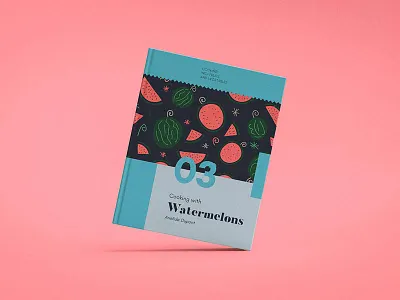 Cooking with Watermelons book bookcover cookbook cooking cover editorial editorialdesign graphicdesign illustration layout playful watermelons