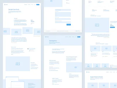 Club Studio website wireframe club studio web design wireframe
