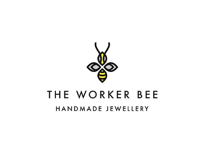 The Worker Bee - Logo Design Lock Up