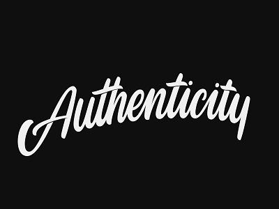 Authenticity authenticity authenticityrules calligraphy handlettering lettering type typography