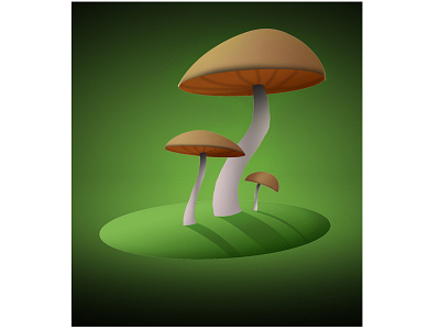 Mushroom art photoshop