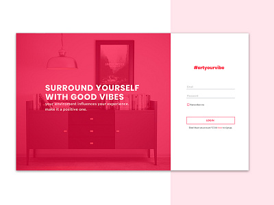 InnerVibes | Web art artist artyourvibe clean design graphicdesign login platform ui ux vibes webdesign