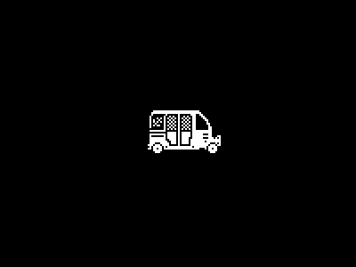 AYY CNG! Loading Screen 80 8bit art bangladesh cng game gamedev monochrome pixel pixelart vehicle vintage