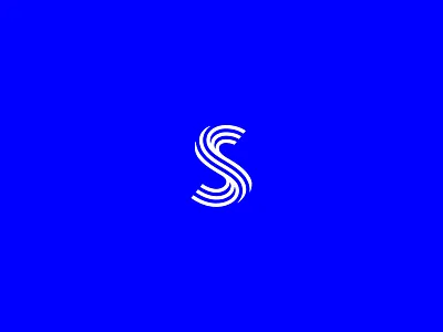 Solavé Logo branding lettering line logo monogram s tapered tractorbeam