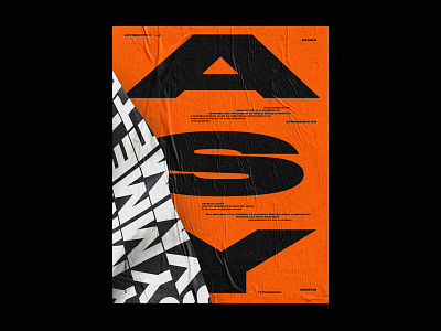 ASYMMETRY angelosbotsis asymmetry athens branding design minimal poster type