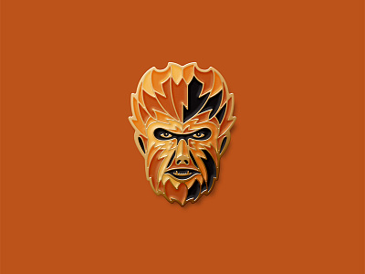 Universal Monsters: The Wolfman Pin dan kuhlken dkng dkng studios enamel pin nathan goldman werewolf wolf wolfman