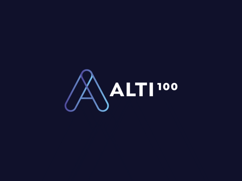 Alti100 Brand Showcase animated animation branding design graphic design graphics identity inspiration logo motion