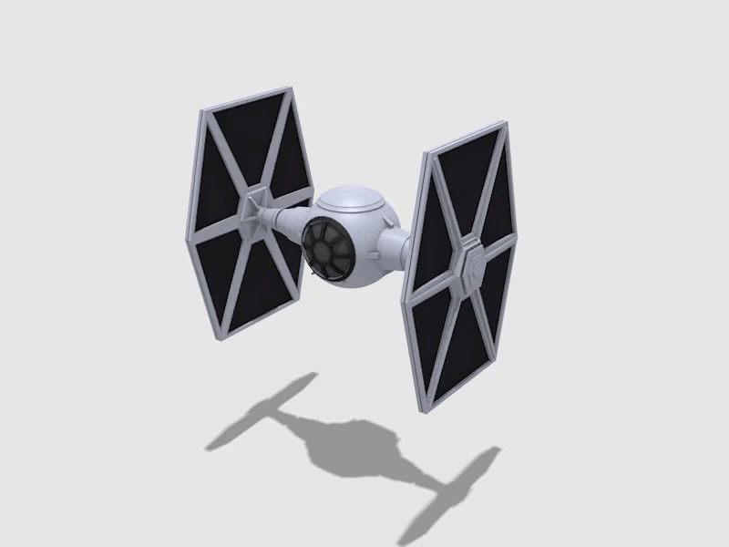 TIE Fighter 3d c4d cinema 4d motion design