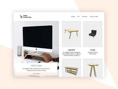 Open Furniture - Catalog catalog download furniture grid icalia labs interior design open furniture open source pink wood