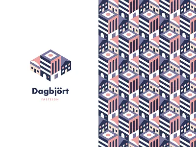 Dagbjört buildings logo pattern