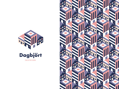 Dagbjört buildings logo pattern