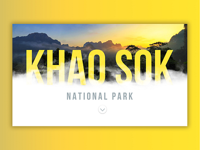 Khao Sok National Park website update rebrand thailand webdesign website