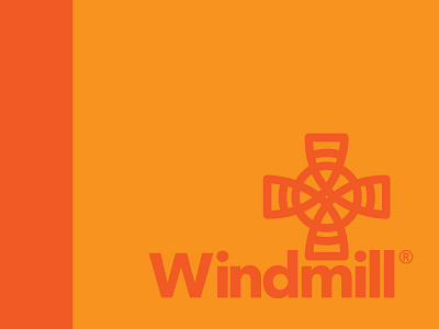 Windmill Logo logo thick lines windmill