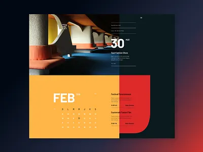 Renacer Cultural Website calendar culture digital grid gt minimal ui ux web website