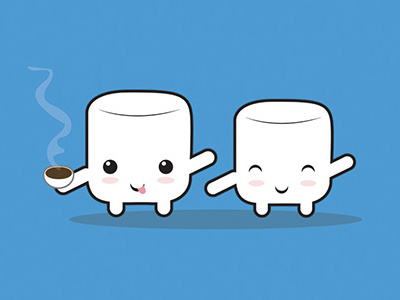 Marshmellows illustration