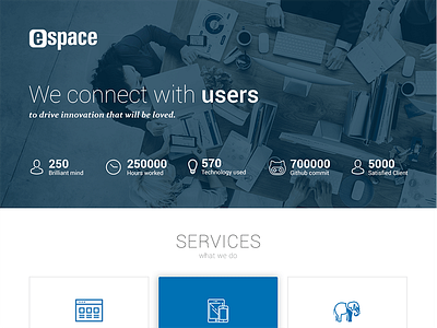 eSpace Website Home Page