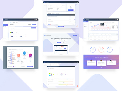 Integratome charts dashboard data graph medicine reports visualisation