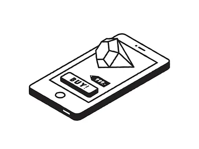 Isometric Mobile Shop diamond ecommerce iphone isometric mobile shop shop shop icon