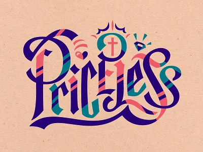 Priceless Book cover Lettering books christian custom drawn faith hand drawn lettering old english