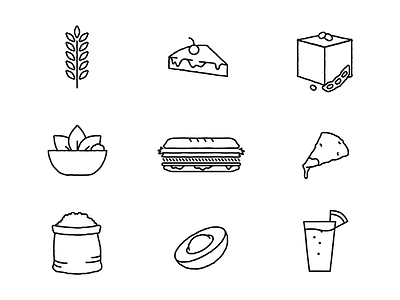 Grainmaker Icons branding icon set iconography icons identity illustrator pitu