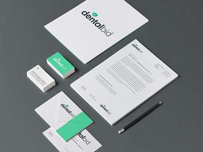 dentalbid - logo proposal bid dental design graphic logo proposal stationary visual