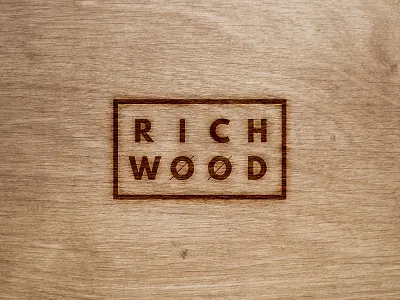 Richwood Logo brand furniture identity identity system logo secondary logo submark wood woodworking
