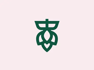 Symbol beer bowl brand branding brewery crafted hops identity logo mark symbol