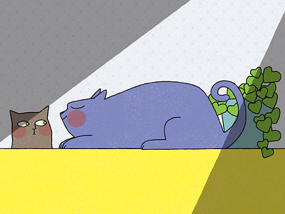 The Sunny Spot digital illustration illustration