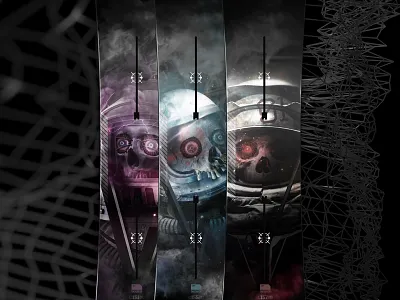 Snowboards astronaut concepts dead galaxy nebula personal skulls snowboarding snowboards