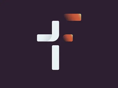 The Fold Refinements christian cross f flag fold identity logo the fold type