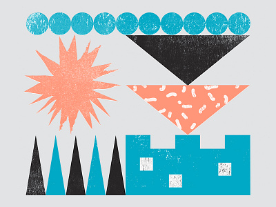 Shapes for Evoluir [Coleção Aventura Humana] experimental illustration ilustração pattern shapes texture