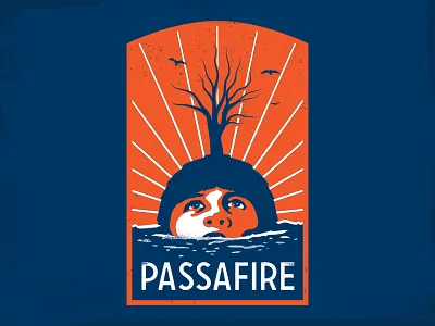 Submersible birds ocean t shirt tree vector water