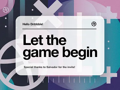 Hello Dribbble! first shot hello helo dribbble
