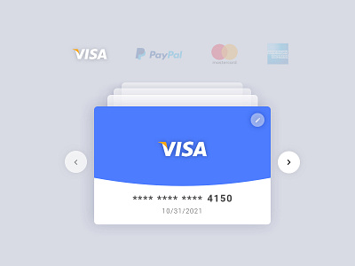 Payment Method application buttons cards creditcard features graphic itshansen material payment ui wallet