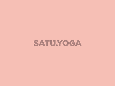 Satu Yoga logo sanskrit simple yoga