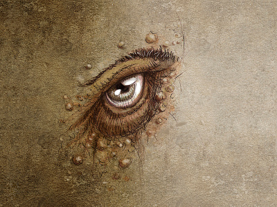 Inseyenity eye illustration mixedmedia