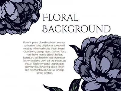 Floral Vector Background download floral floral background flowers hand drawn simple sketched vector vector background