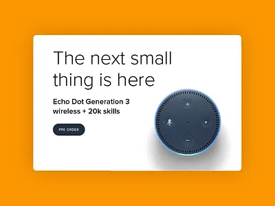 Daily UI #075: Pre Order. dailyui preorder