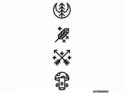 Doodles 1 illustration linework monoline print tattoo vector